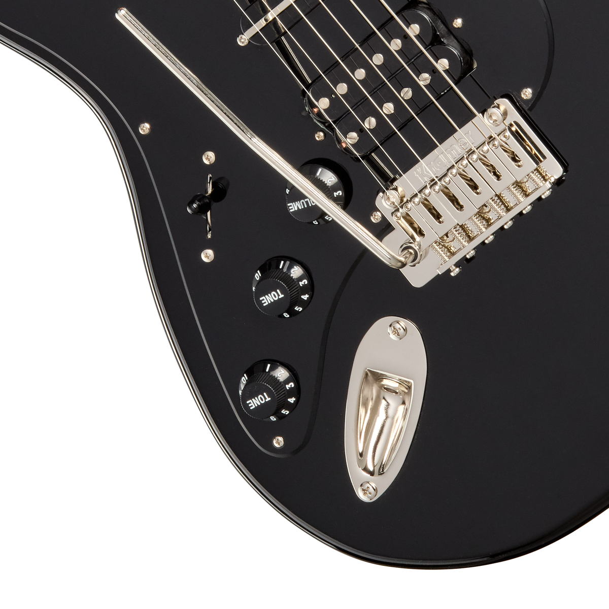Kramer Pacer Deluxe GT Left Handed Electric Guitar - Intruder Black - View 7 | MusicMarket