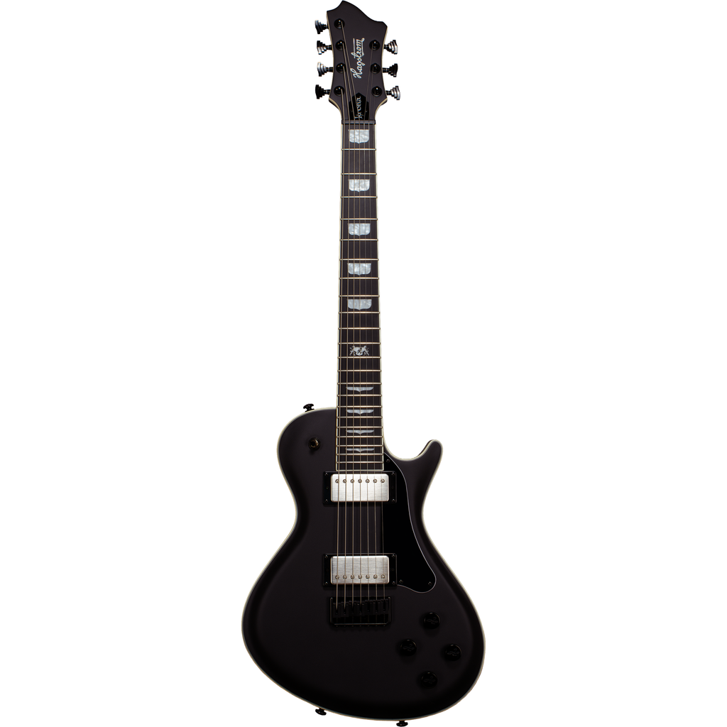 Hagstrom Krona 7-String Electric Guitar - Satin Black - View 2 | MusicMarket