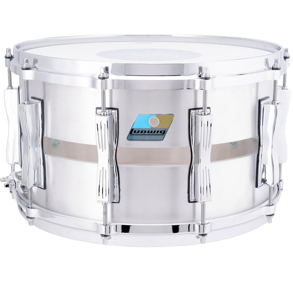 Ludwig Limited Edition 8x14 Cast Aluminum Slotted Snare Drum - MusicMarket