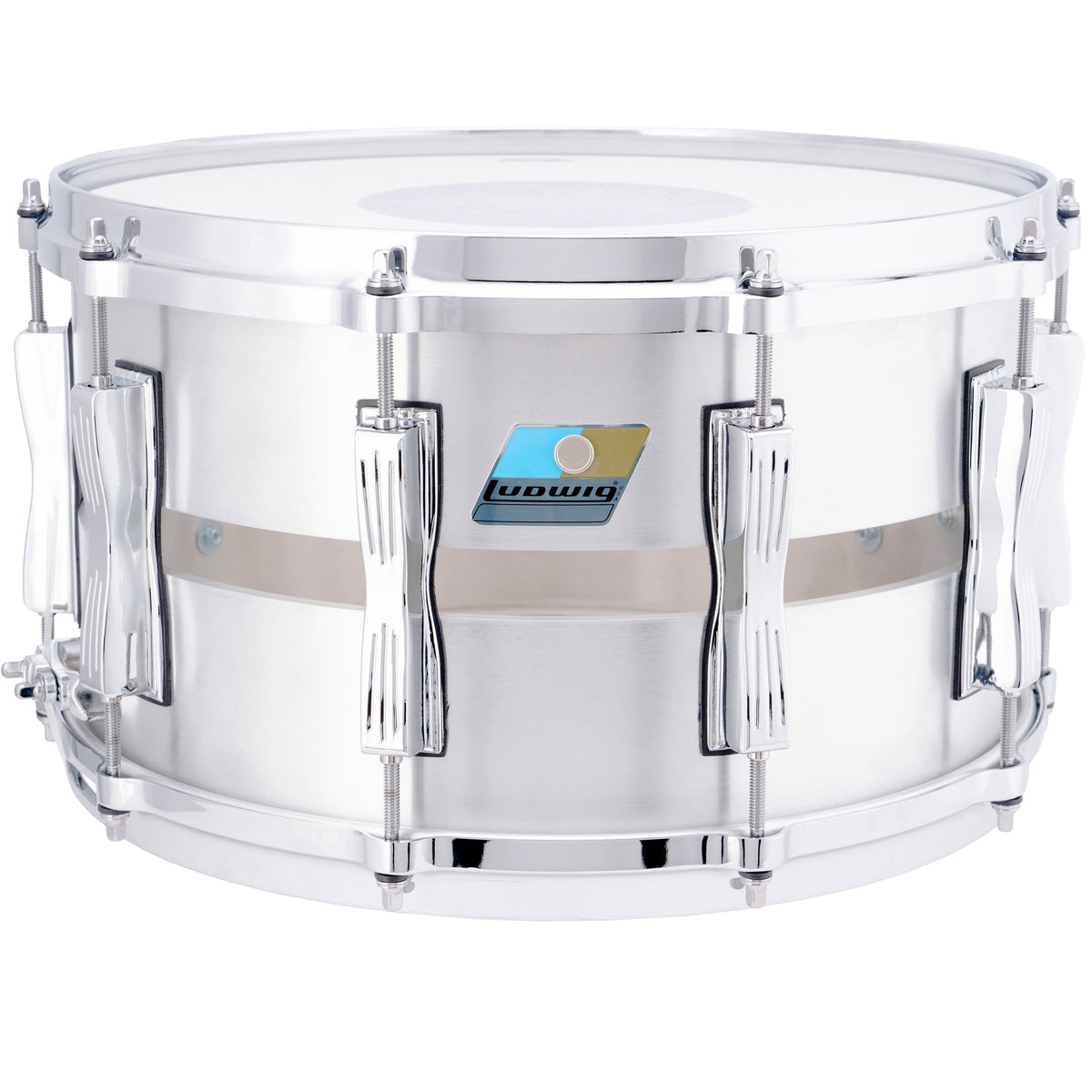 Ludwig Limited Edition 8x14 Cast Aluminum Slotted Snare Drum - MusicMarket