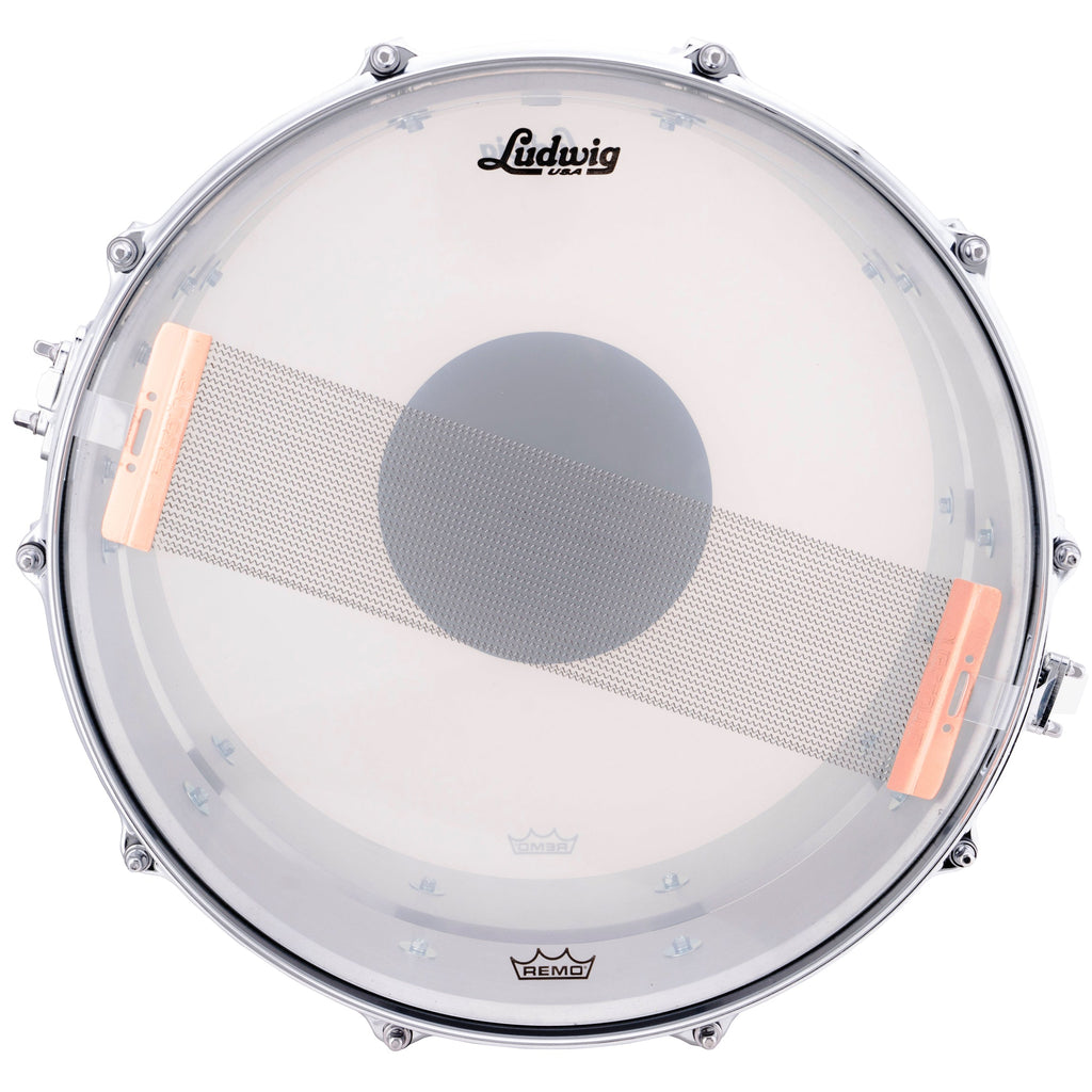 Ludwig Limited Edition 8x14 Cast Aluminum Slotted Snare Drum - View 3 | MusicMarket