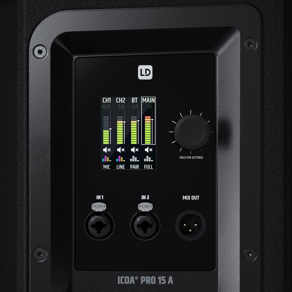 LD Systems ICOA Pro 15 A 15" Powered PA Loudspeaker - View 5 | MusicMarket
