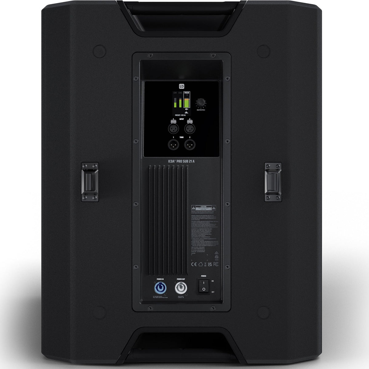 LD Systems ICOA PRO SUB 21 A Powered 21" Subwoofer - View 3 | MusicMarket