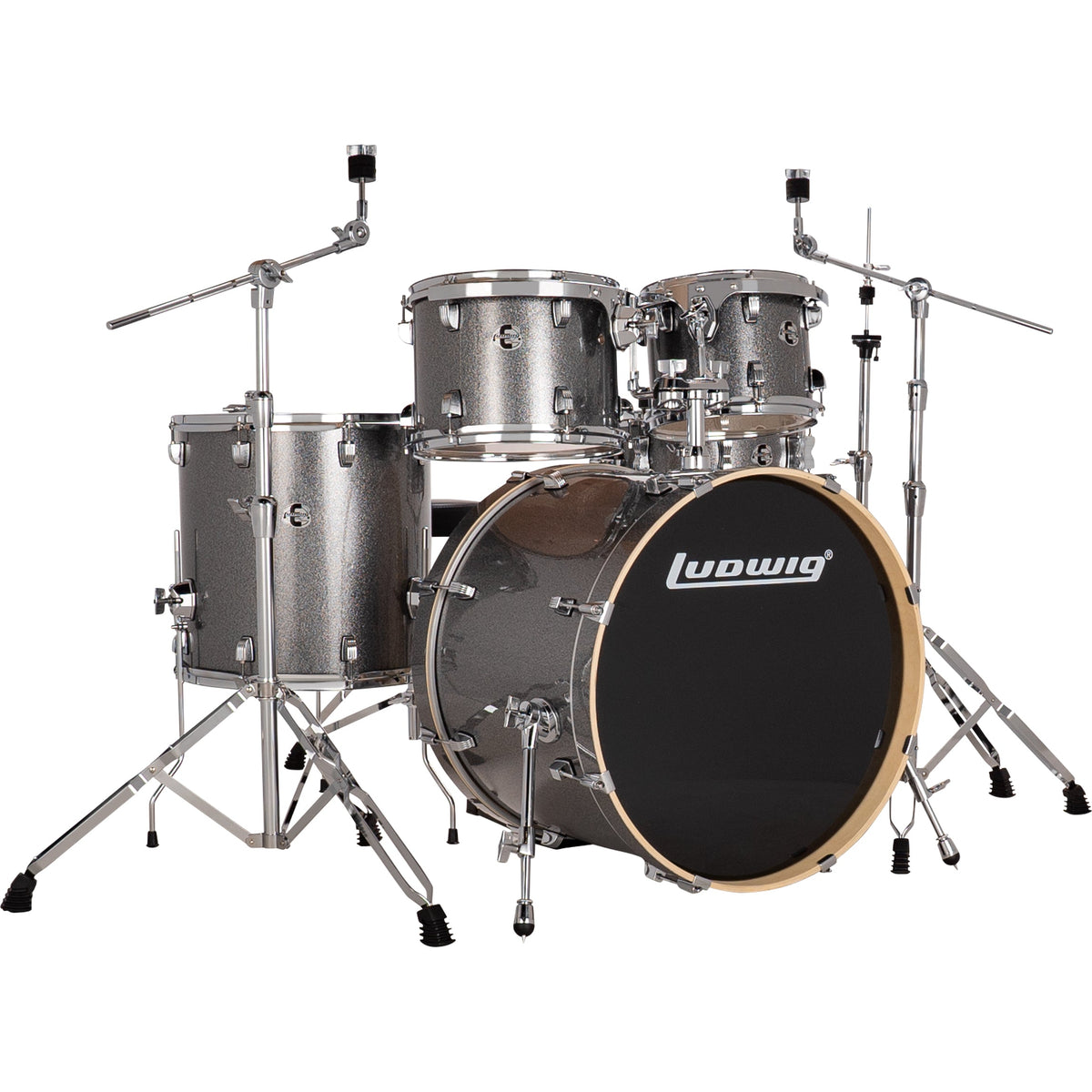 Ludwig Evolution 5-Piece Drum Kit - Platinum - MusicMarket
