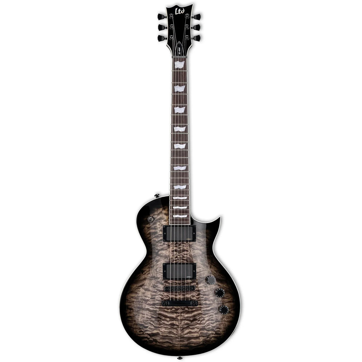 ESP LTD EC-400QM Electric Guitar - See Thru Black Sunburst - View 2 | MusicMarket