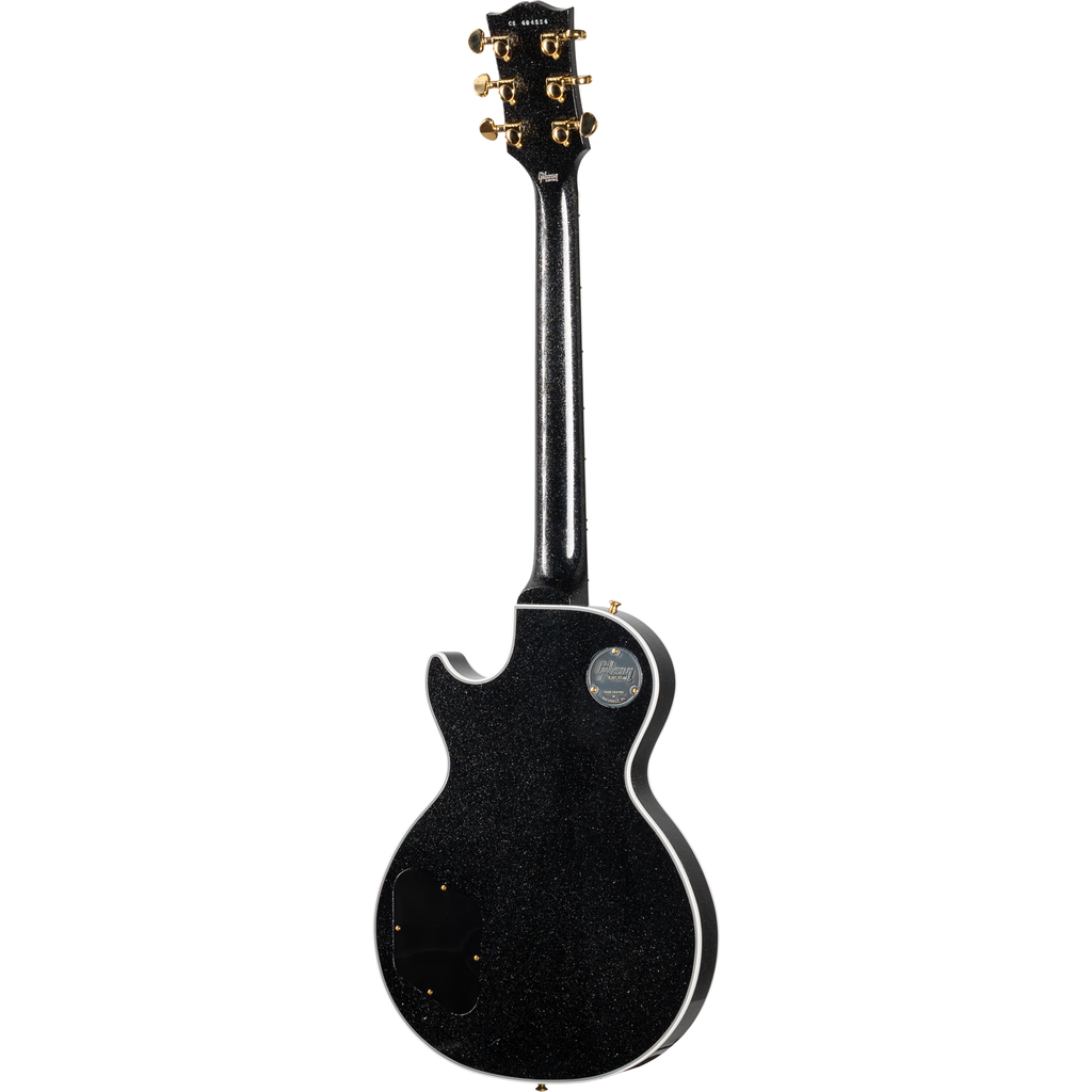 Gibson Les Paul Custom Electric Guitar - Black Sparkle Gloss - View 3 | MusicMarket