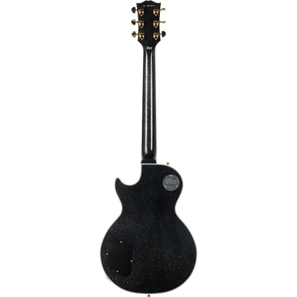 Gibson Les Paul Custom Electric Guitar - Black Sparkle Gloss - View 5 | MusicMarket