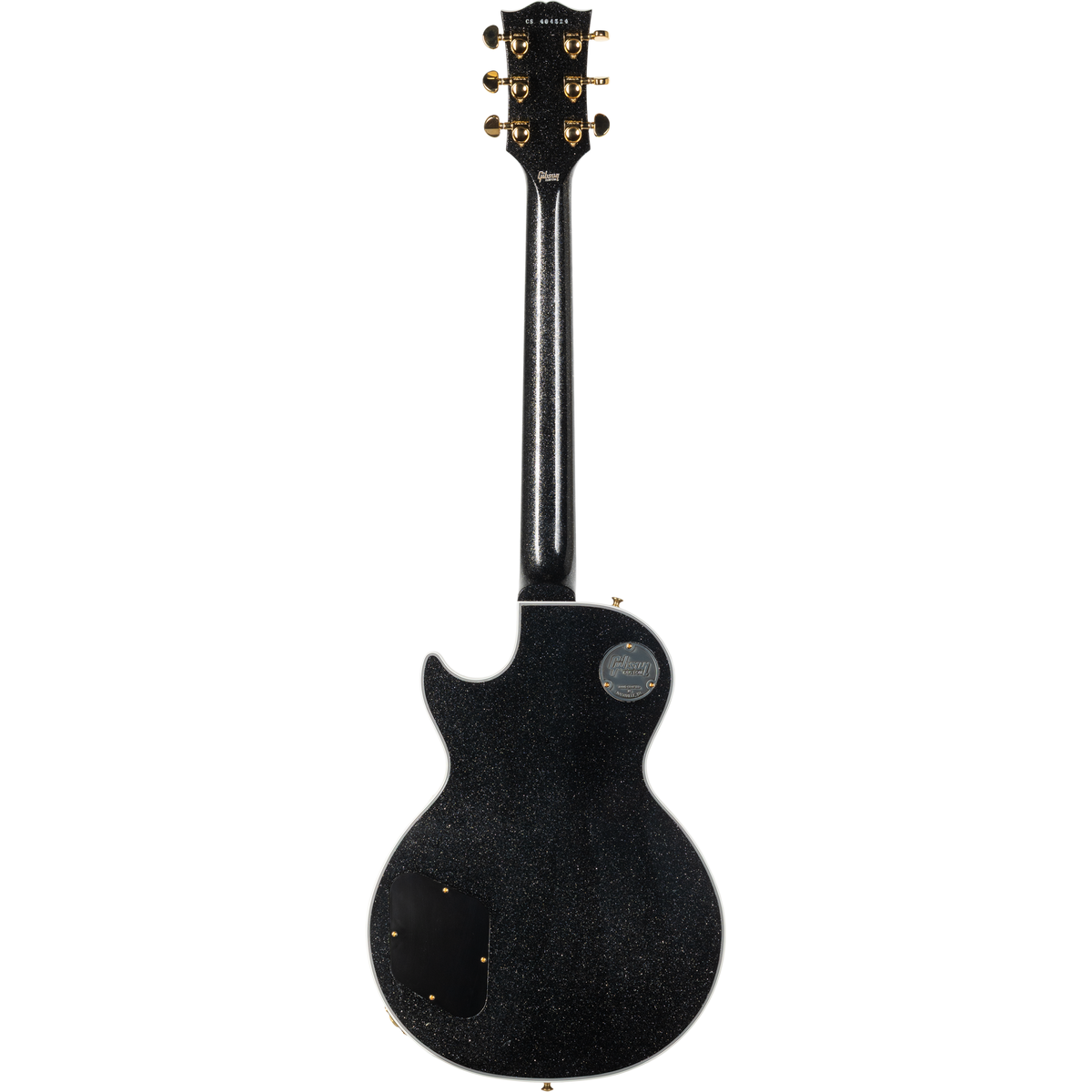 Gibson Les Paul Custom Electric Guitar - Black Sparkle Gloss - View 5 | MusicMarket