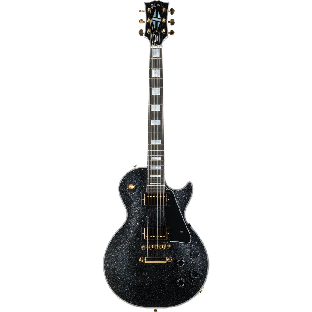 Gibson Les Paul Custom Electric Guitar - Black Sparkle Gloss - View 4 | MusicMarket