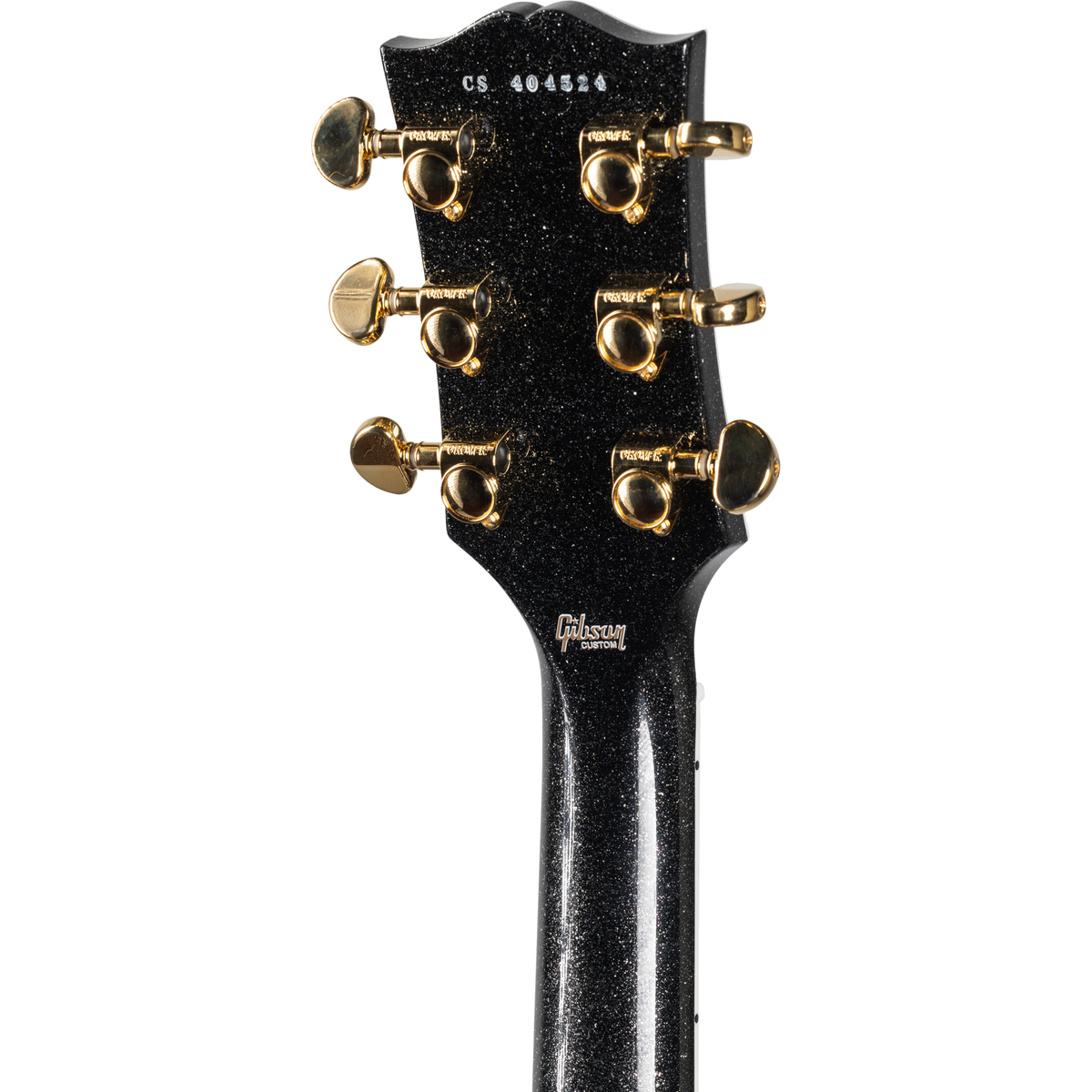 Gibson Les Paul Custom Electric Guitar - Black Sparkle Gloss - View 7 | MusicMarket