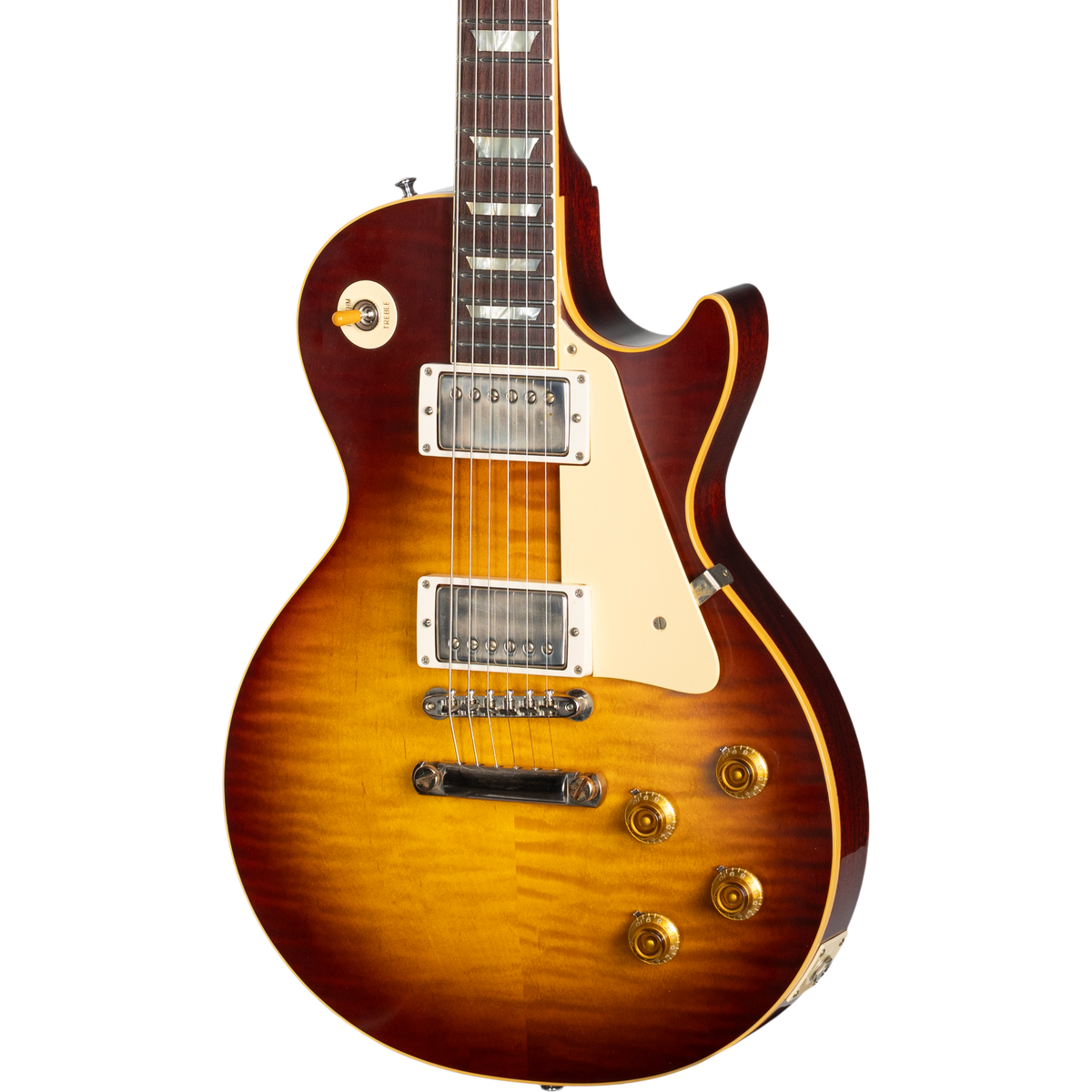 Gibson 1959 Les Paul Standard Reissue VOS Electric Guitar - Iced Tea Burst - View 3 | MusicMarket