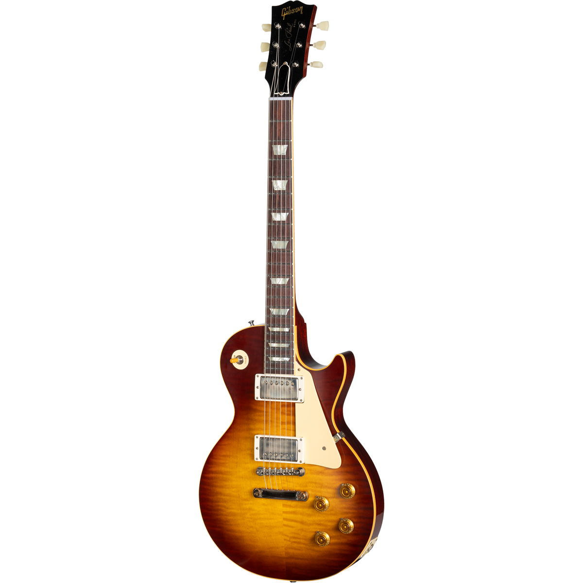 Gibson 1959 Les Paul Standard Reissue VOS Electric Guitar - Iced Tea Burst - View 6 | MusicMarket