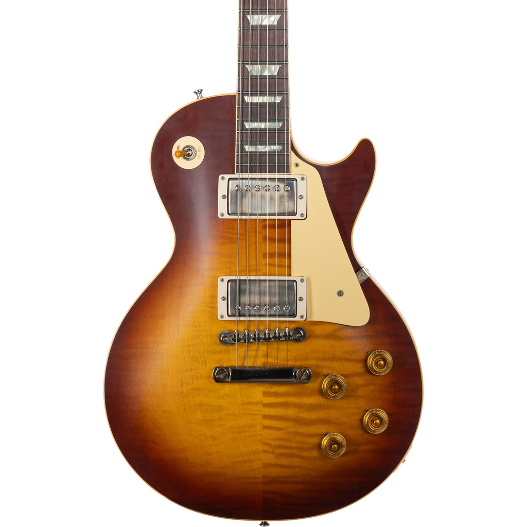 Gibson 1959 Les Paul Standard Reissue VOS Electric Guitar - Iced Tea Burst - View 12 | MusicMarket