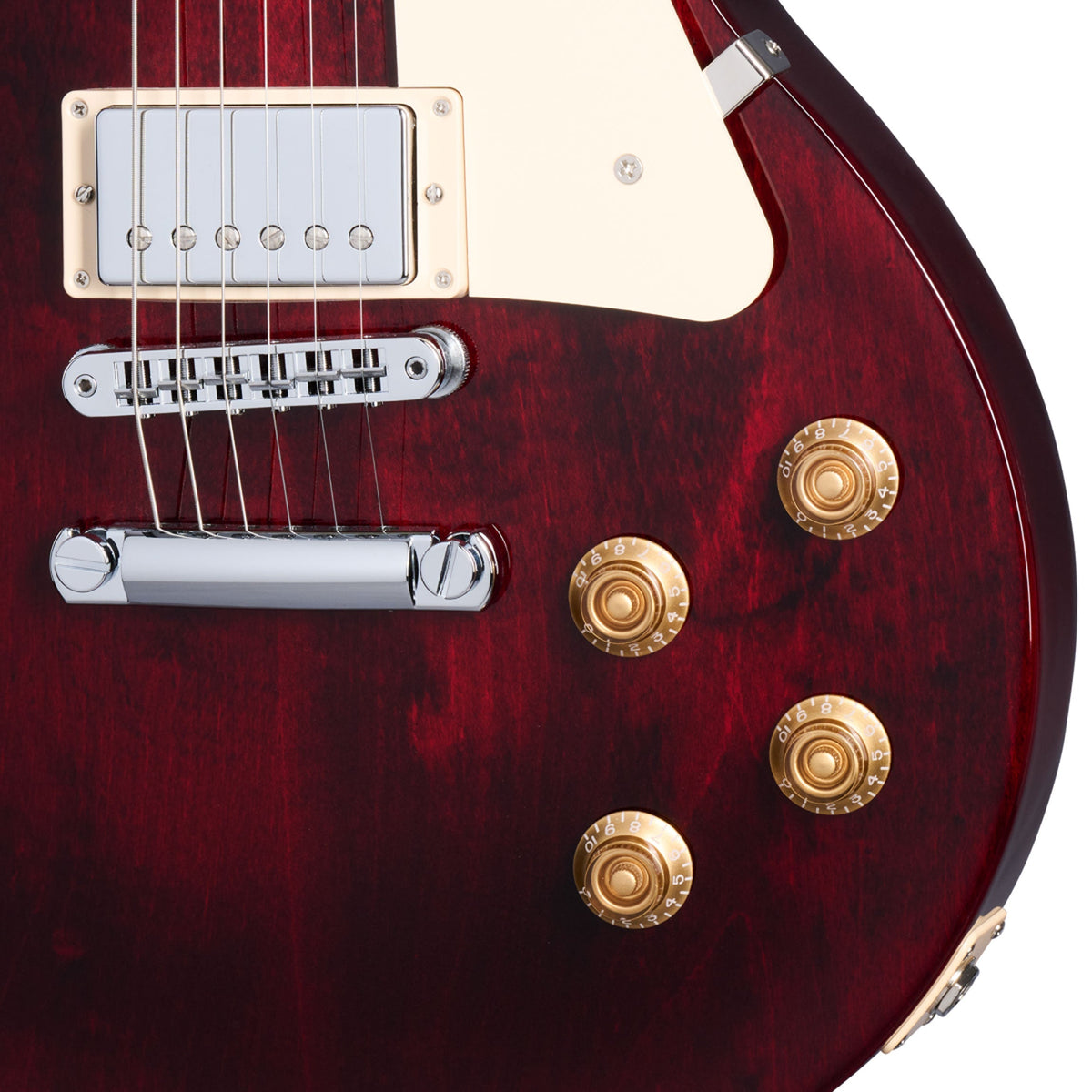 Gibson Les Paul Studio Electric Guitar - Wine Red - View 7 | MusicMarket