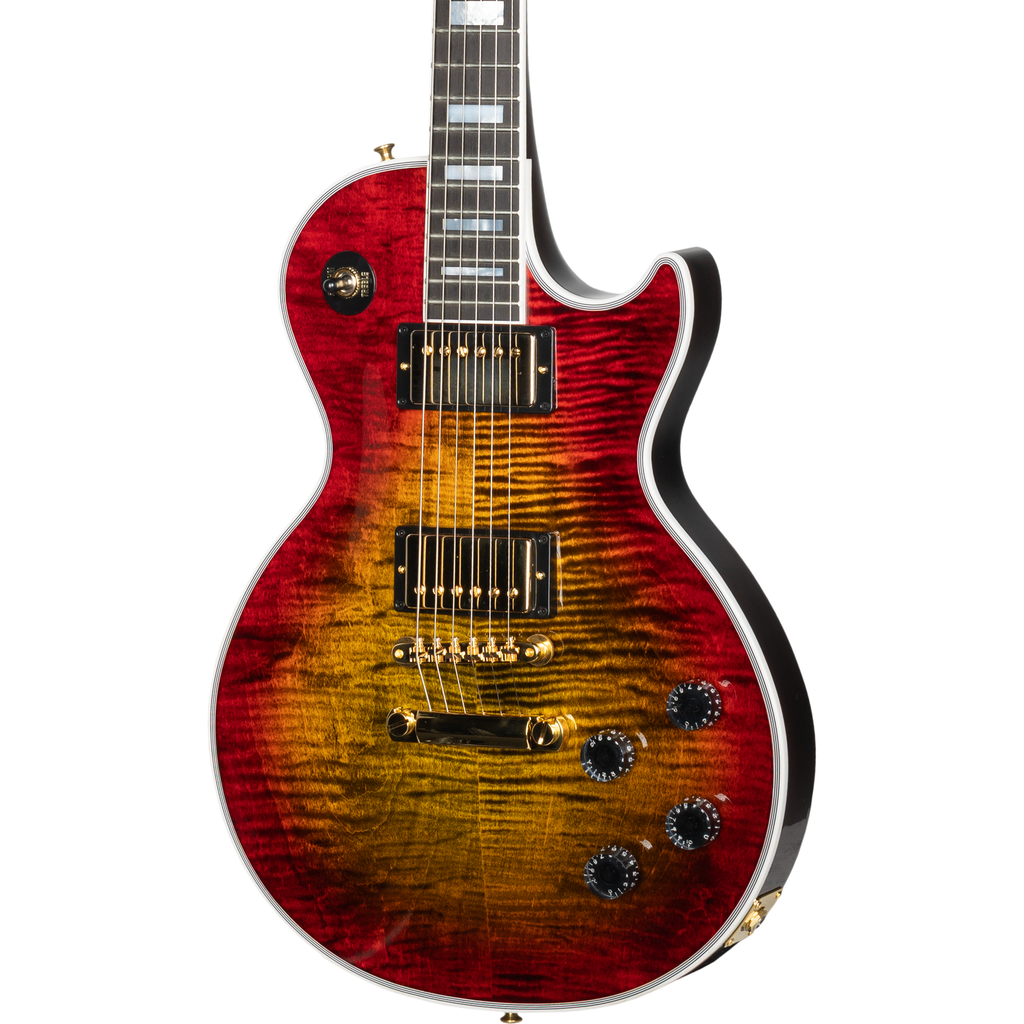 Gibson Les Paul Axcess Custom Figured Top Electric Guitar w/ Ebony Fingerboard - Bengal Burst - View 5 | MusicMarket