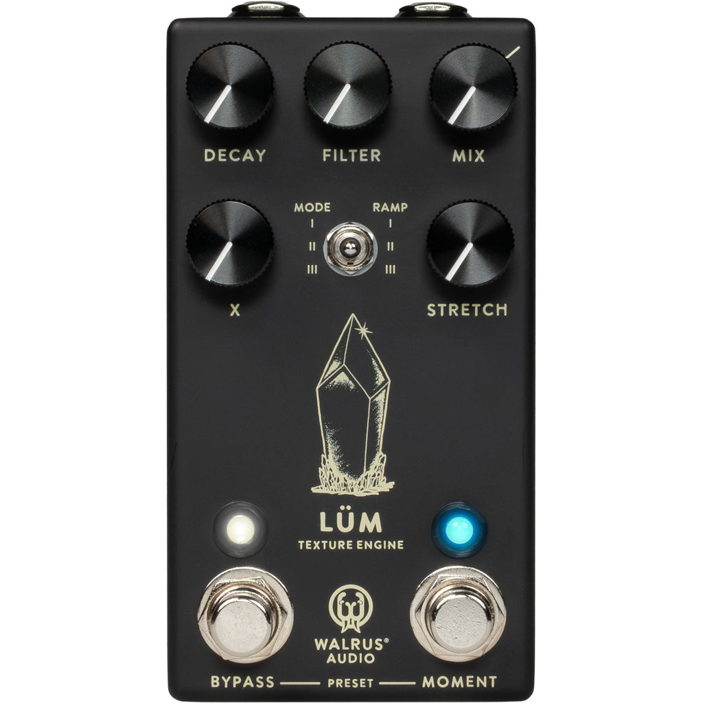 Walrus Audio Lum Texture Engine Reverb Pedal - Black - MusicMarket