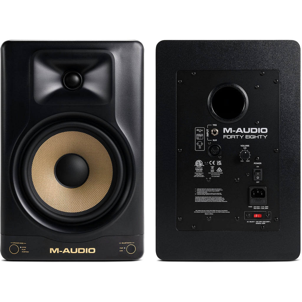 M Audio Forty Eighty 8” Powered Studio Monitor with Built in DSP - View 2 | MusicMarket