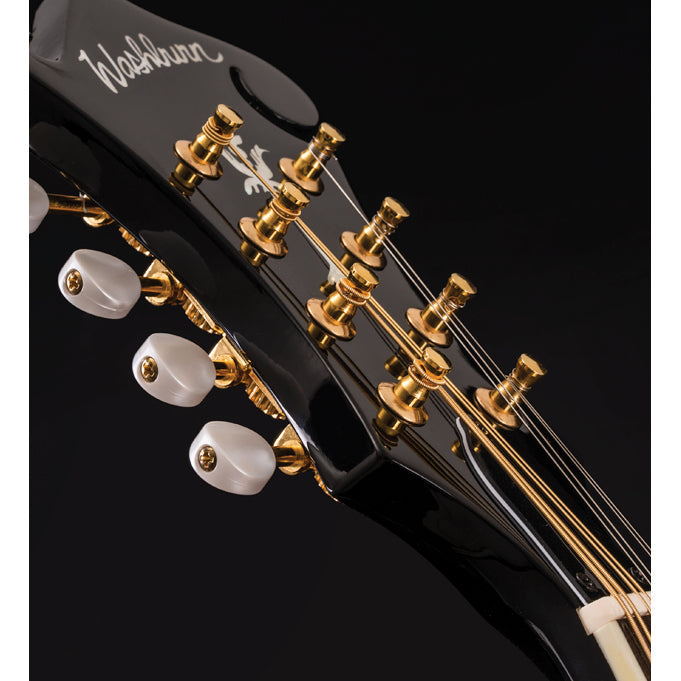 Washburn Americana M1S A Style Mandolin - Solid Top Black - View 5 | MusicMarket