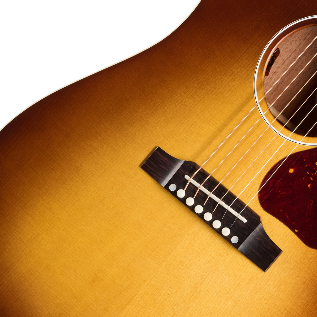 Gibson J-45 Special Acoustic Electric Guitar - Satin Honey Burst - View 6 | MusicMarket