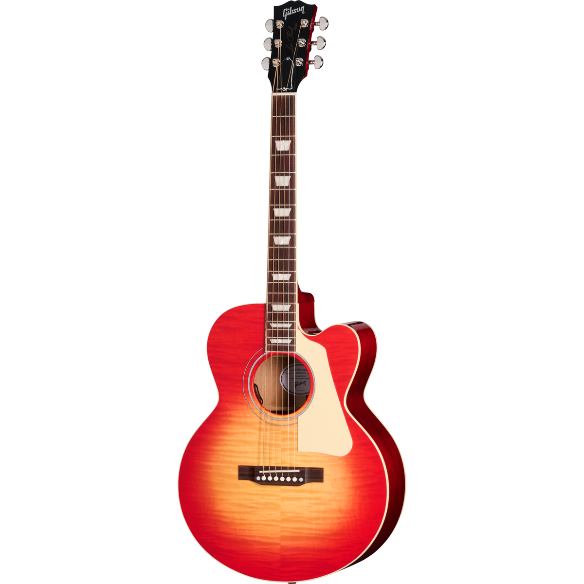 Gibson Les Paul Parlor Acoustic Electric Guitar - Vintage Cherry Sunburst - View 2 | MusicMarket