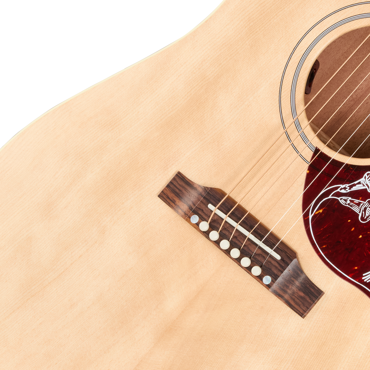 Gibson Hummingbird Special Acoustic Electric Guitar - Satin Natural - View 7 | MusicMarket