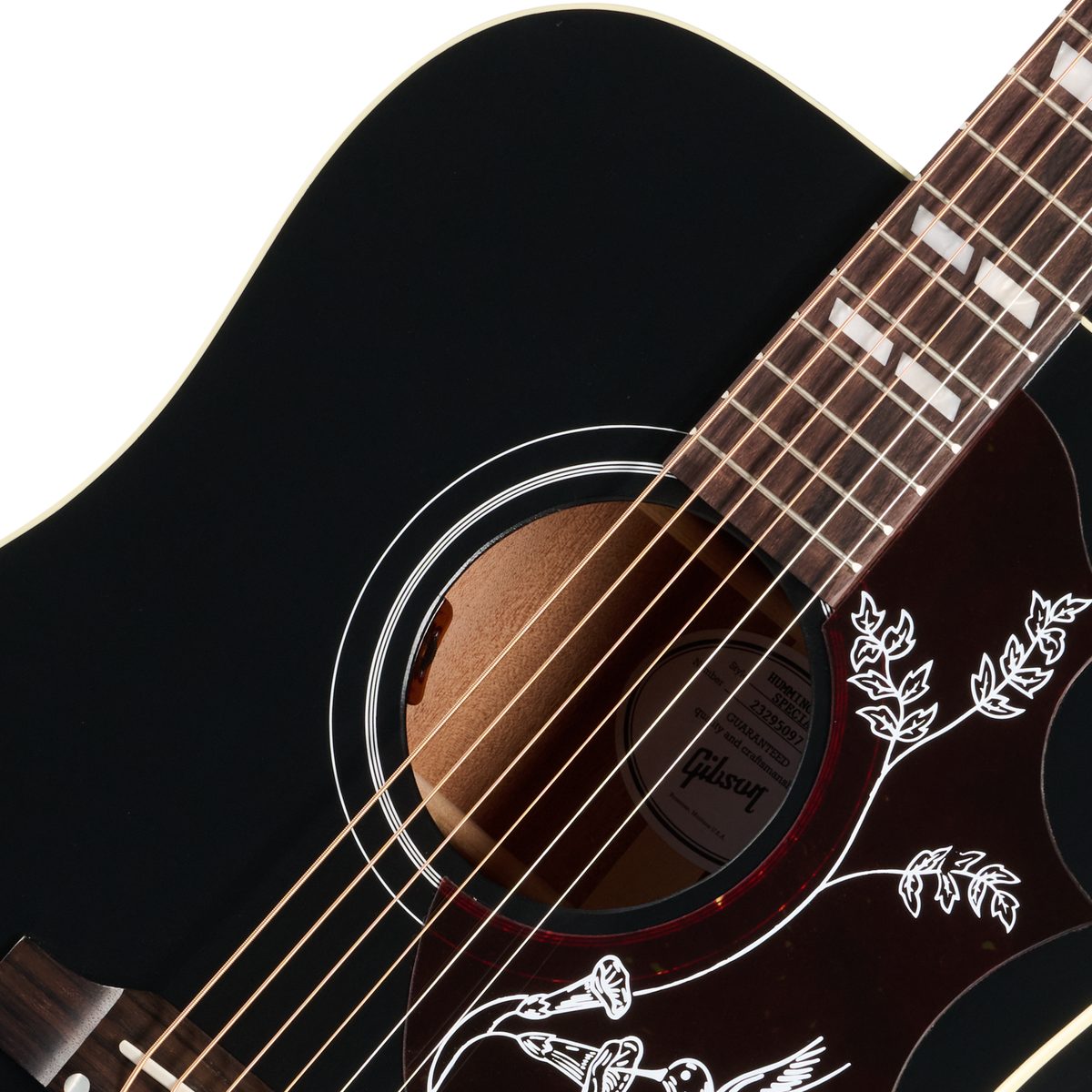 Gibson Hummingbird Special Acoustic Electric Guitar - Satin Ebony - View 8 | MusicMarket