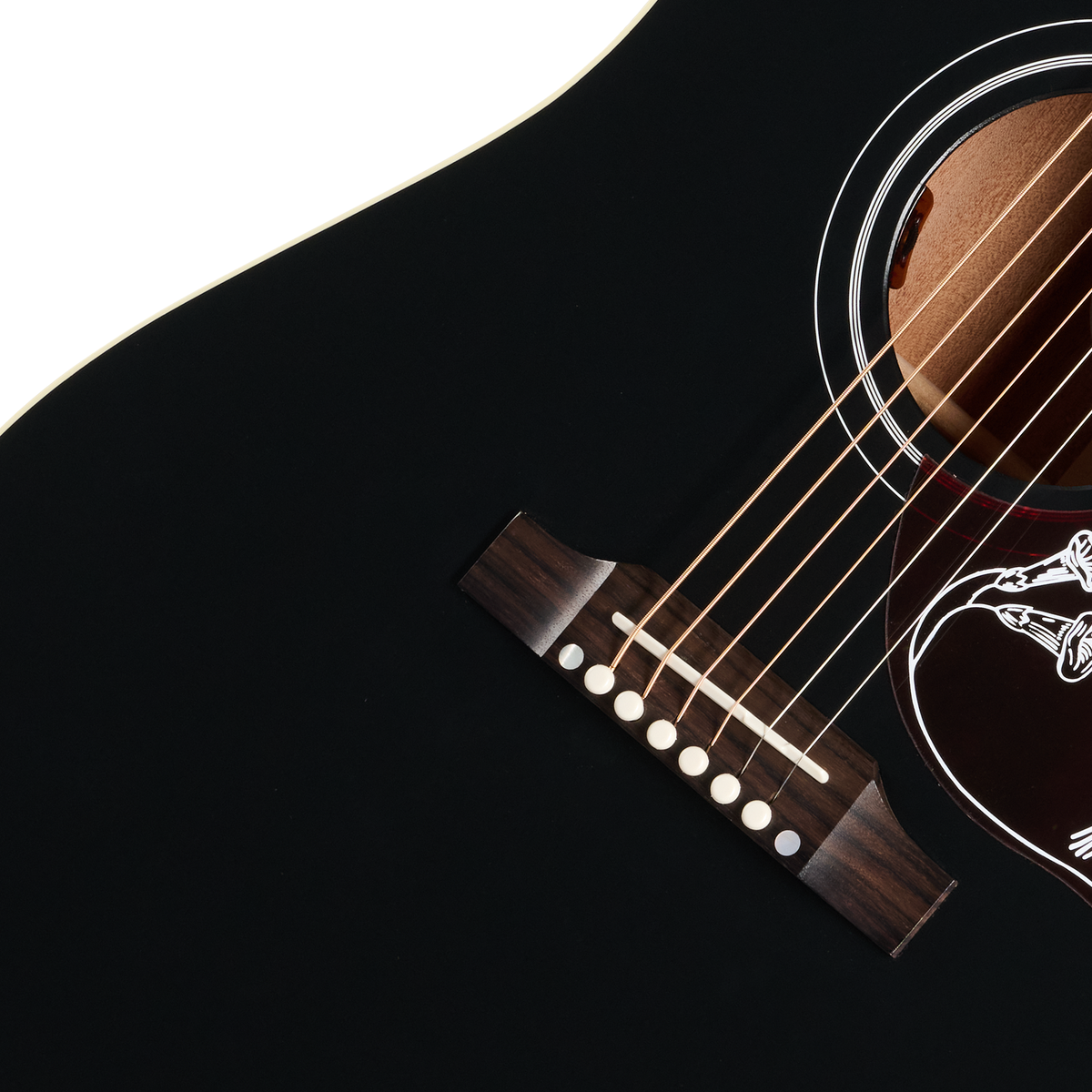 Gibson Hummingbird Special Acoustic Electric Guitar - Satin Ebony - View 7 | MusicMarket