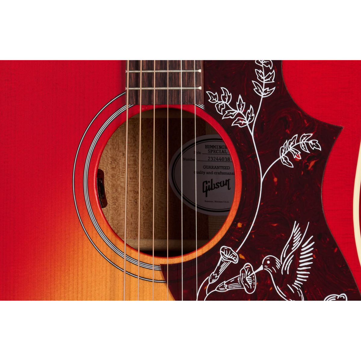 Gibson Hummingbird Special Acoustic Electric Guitar - Satin Vintage Cherry Sunburst - View 6 | MusicMarket