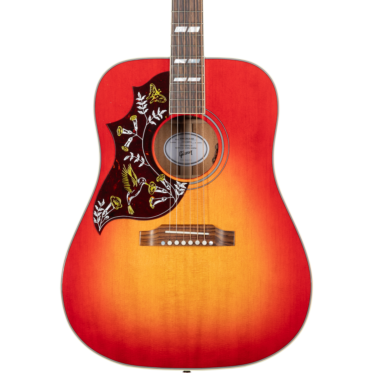 Gibson Hummingbird Standard Left-Handed Acoustic Electric Guitar - Vintage Cherry Sunburst - View 9 | MusicMarket