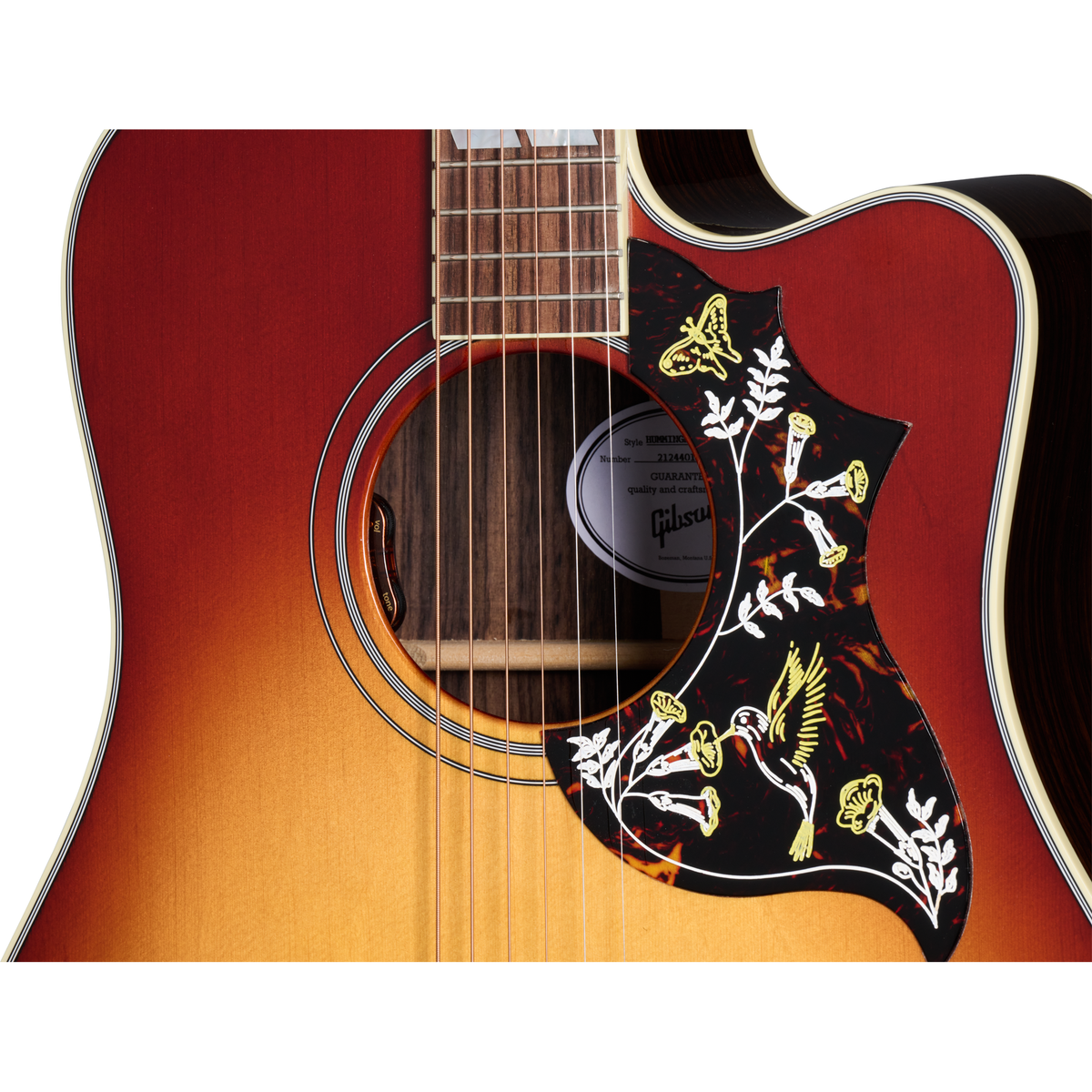 Gibson Hummingbird Standard Acoustic Electric Guitar - Rosewood Burst - View 7 | MusicMarket