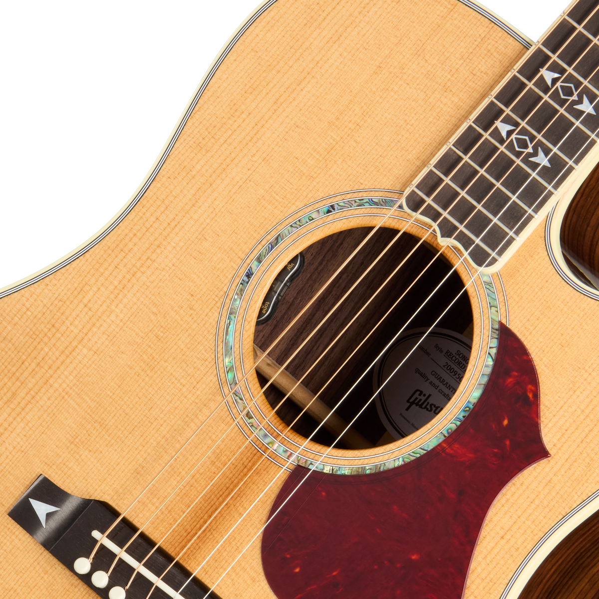 Gibson Songwriter Recording Artist EC Acoustic Electric Guitar - Antique Natural - View 6 | MusicMarket
