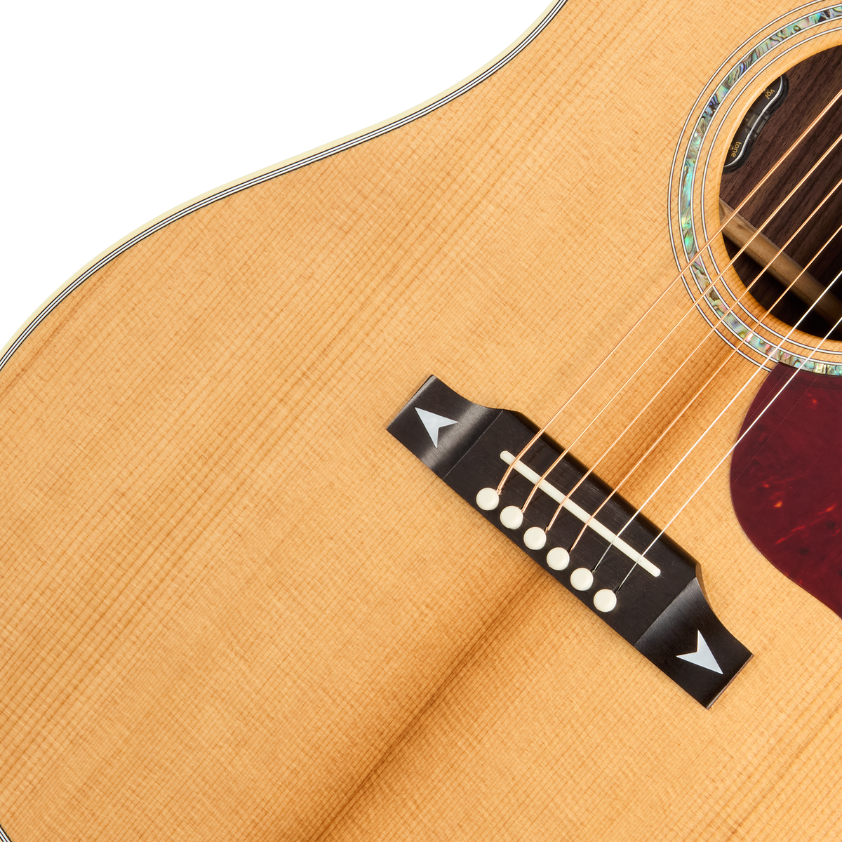 Gibson Songwriter Recording Artist EC Acoustic Electric Guitar - Antique Natural - View 7 | MusicMarket