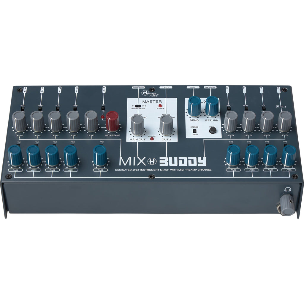 Heritage Audio MIXBUDDY JFET Instrument Mixer / Compact Preamp - View 2 | MusicMarket