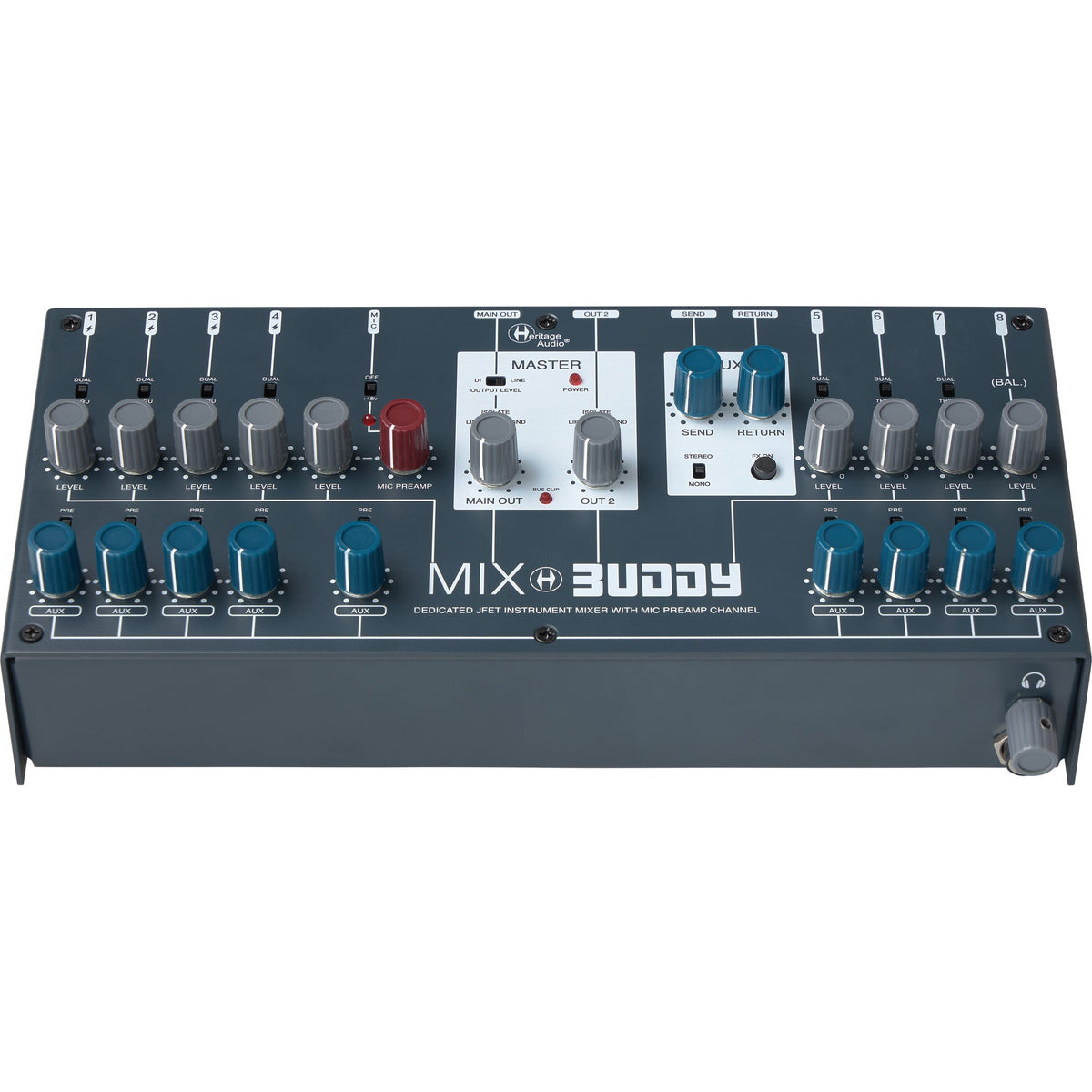 Heritage Audio MIXBUDDY JFET Instrument Mixer / Compact Preamp - View 2 | MusicMarket