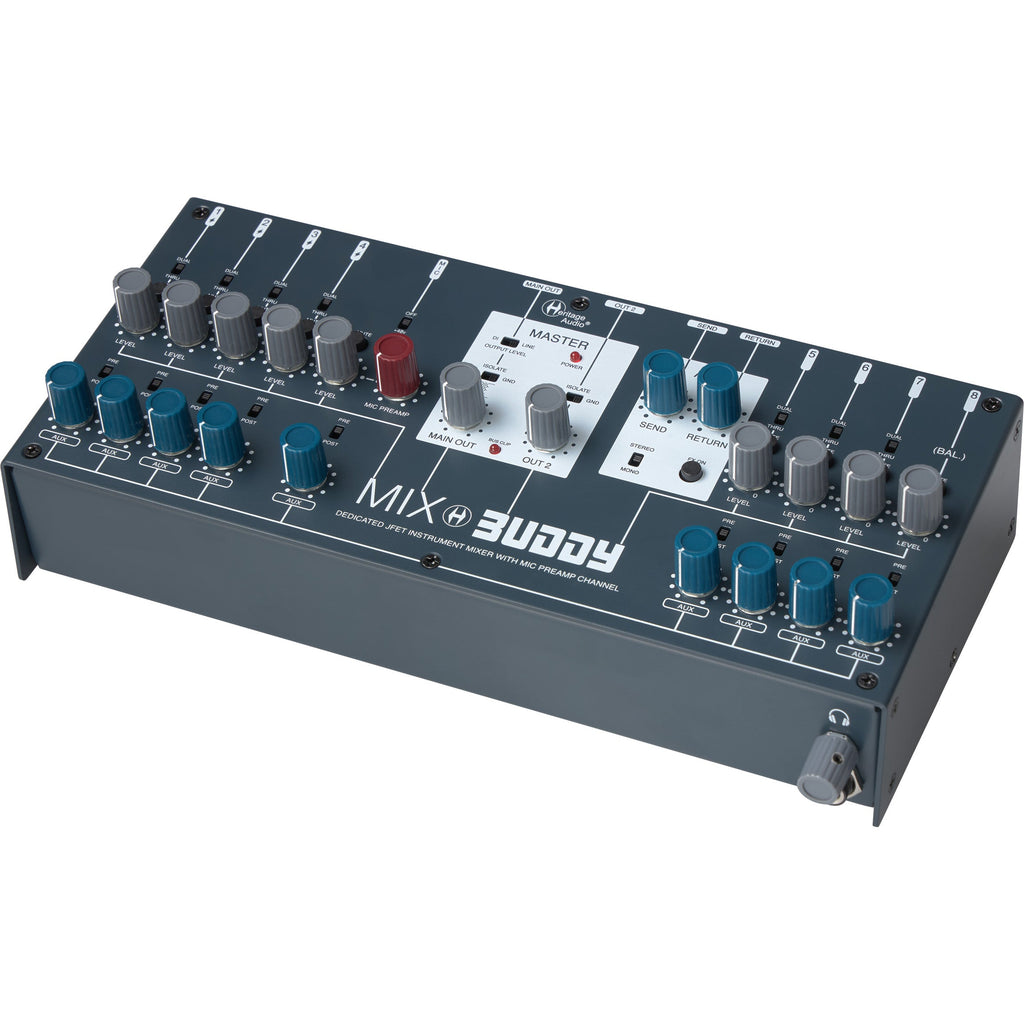 Heritage Audio MIXBUDDY JFET Instrument Mixer / Compact Preamp - View 3 | MusicMarket