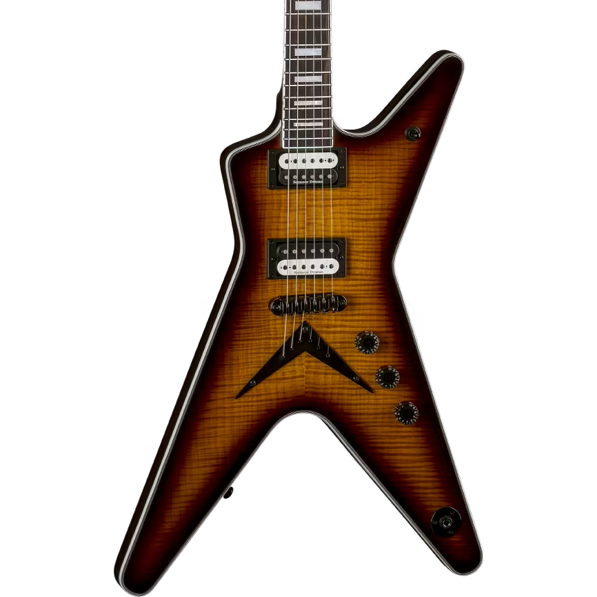 Dean Guitars ML Select Flame Top Electric Guitar - Trans Brazilia - MusicMarket