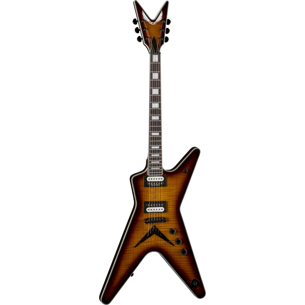 Dean Guitars ML Select Flame Top Electric Guitar - Trans Brazilia - View 2 | MusicMarket