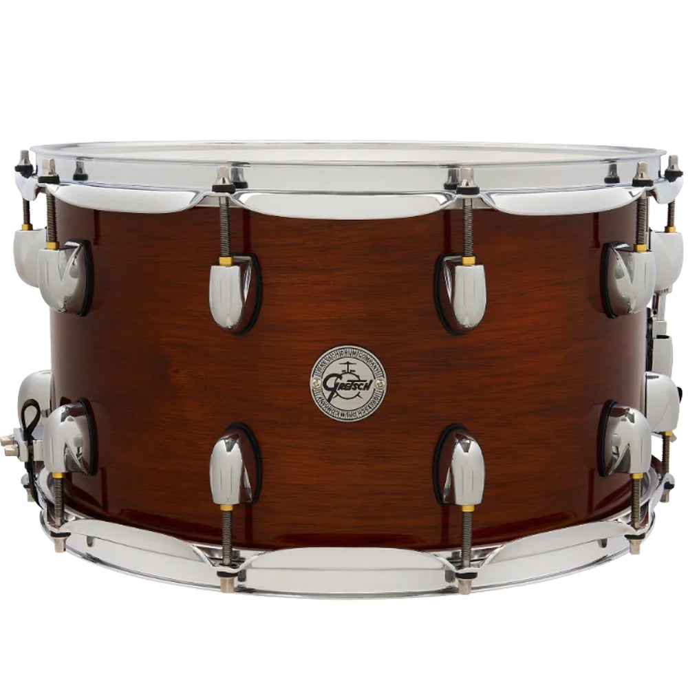 Gretsch Full Range 8x14 Maple Mahogany Snare Drum - Gloss Natural - MusicMarket