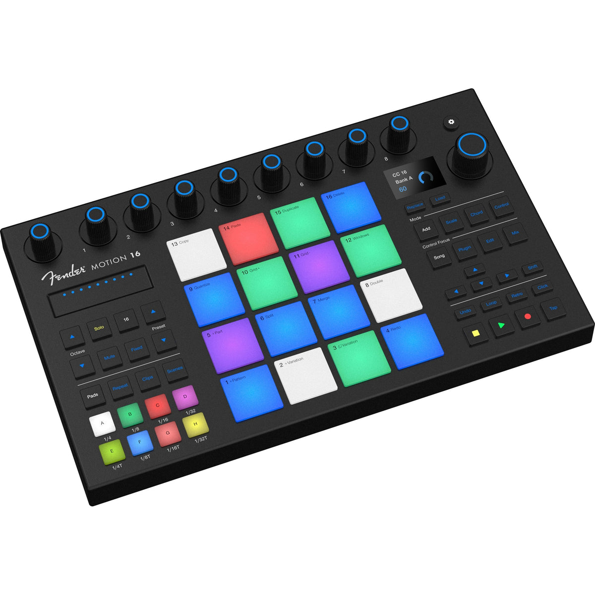 Fender Studio Motion 16 16-pad Production and Performance Controller - View 2 | MusicMarket