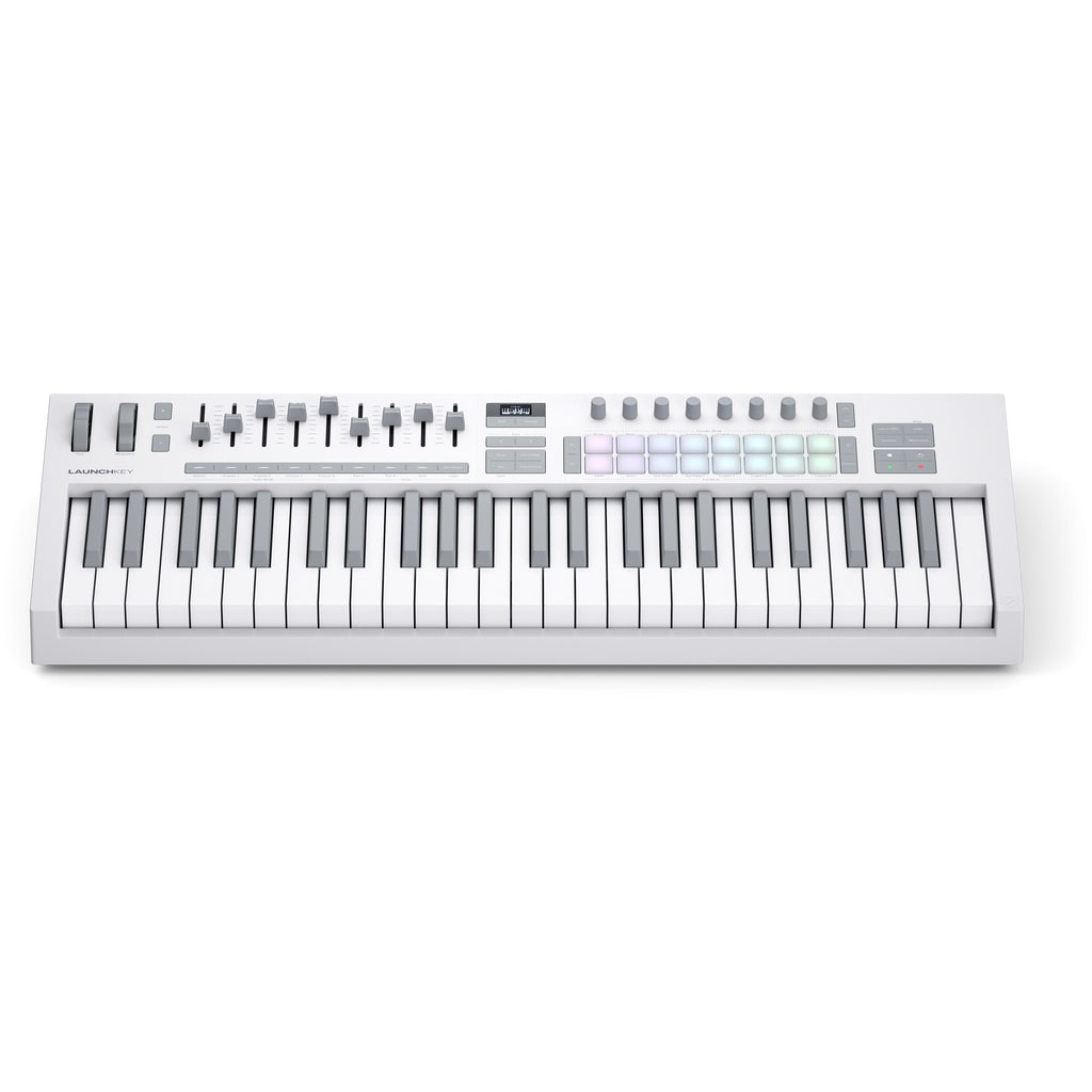 Novation Launchkey 49 MK4 - Limited Edition White - View 2 | MusicMarket