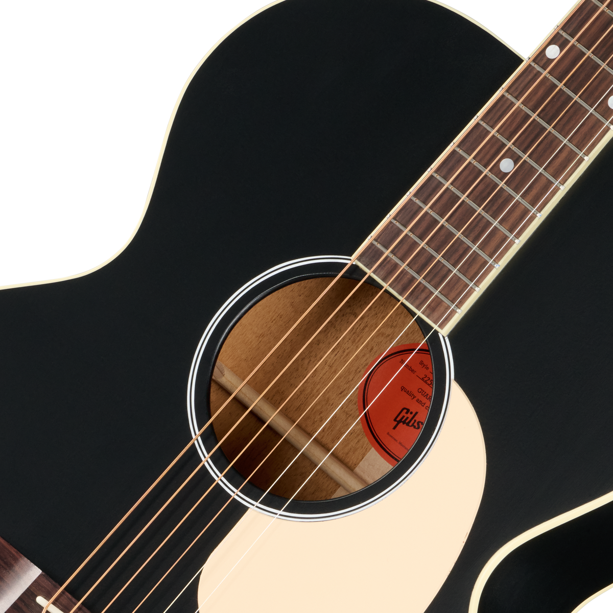 Gibson J-185 Century 12-Fret Acoustic Electric Guitar - Ebony - View 7 | MusicMarket