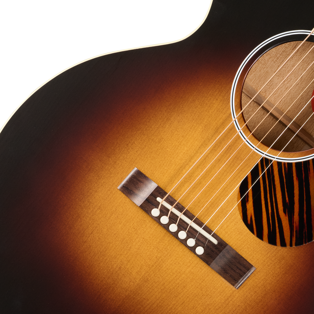 Gibson J-185 Century 12-Fret Acoustic Electric Guitar - Vintage Sunburst - View 6 | MusicMarket
