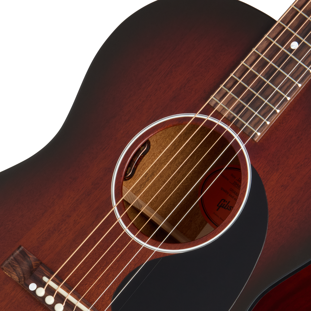 Gibson LG-2 All Mahogany Faded Acoustic Electric Guitar - Vintage Sunburst - View 6 | MusicMarket