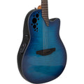 Ovation E-Acoustic Guitar Celebrity Elite Plus Mid Cutaway - Blue Flamed Maple - MusicMarket