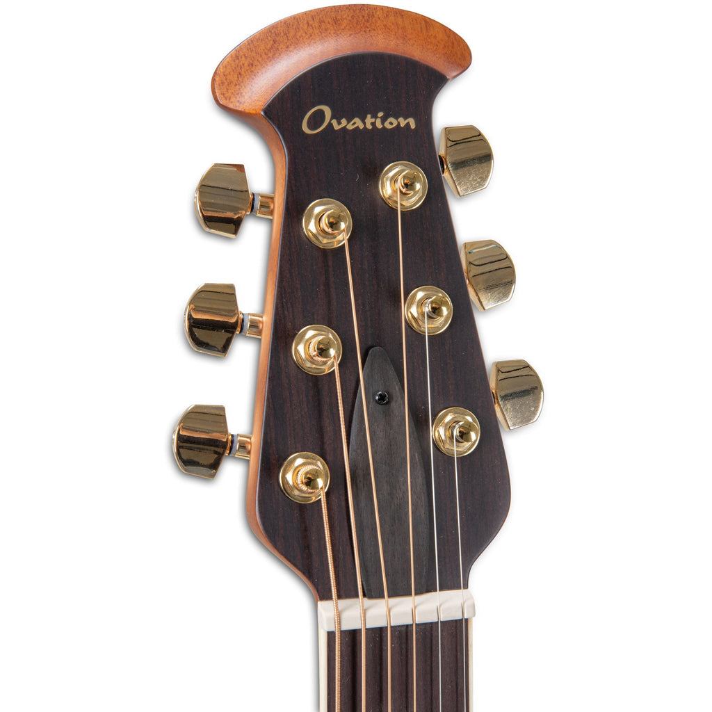 Ovation Celebrity Deluxe Acoustic Electric Guitar - Vintage Suburst Satin - View 5 | MusicMarket