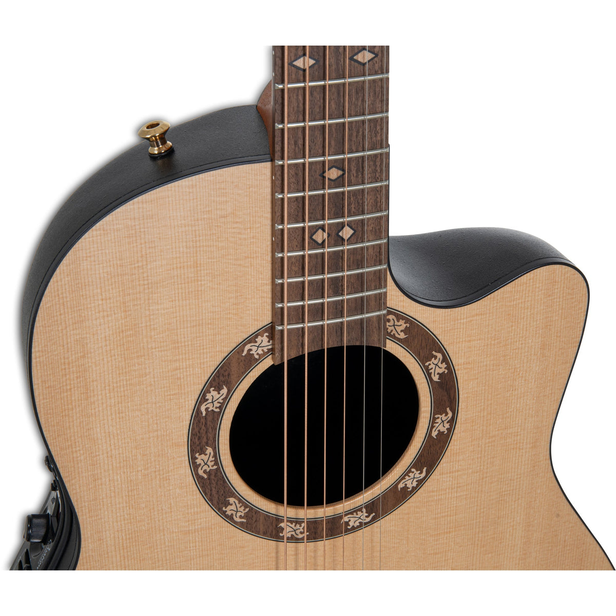 Ovation USA Pro Series Legend E-Acoustic Guitar - Natural - View 7 | MusicMarket