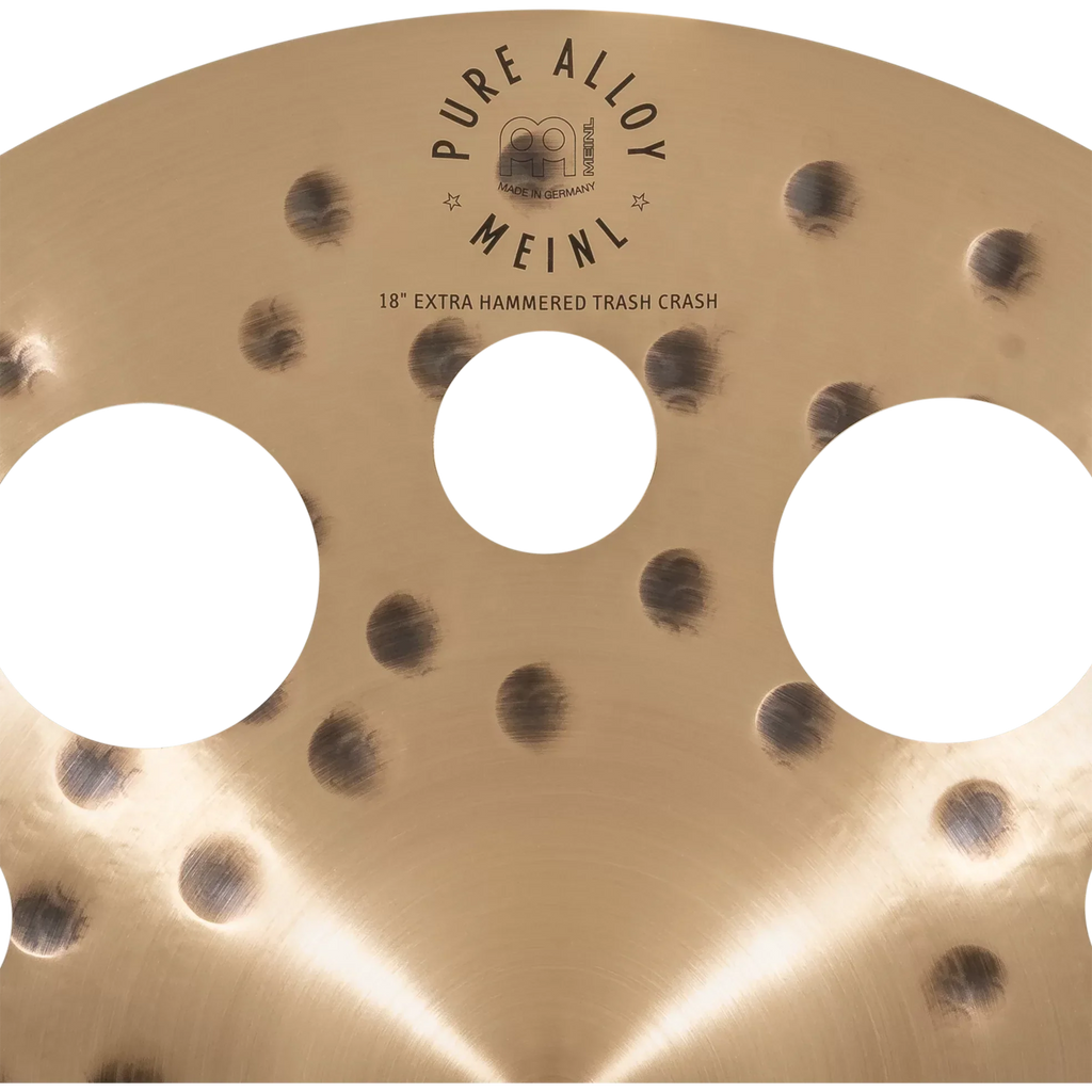 Meinl Pure Alloy Series 18” Extra Hammered Trash Crash - View 4 | MusicMarket