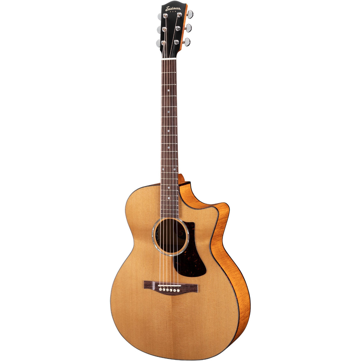 Eastman PCH3-GACE Grand Auditorium Acoustic Electric Guitar - Amberburst - View 2 | MusicMarket