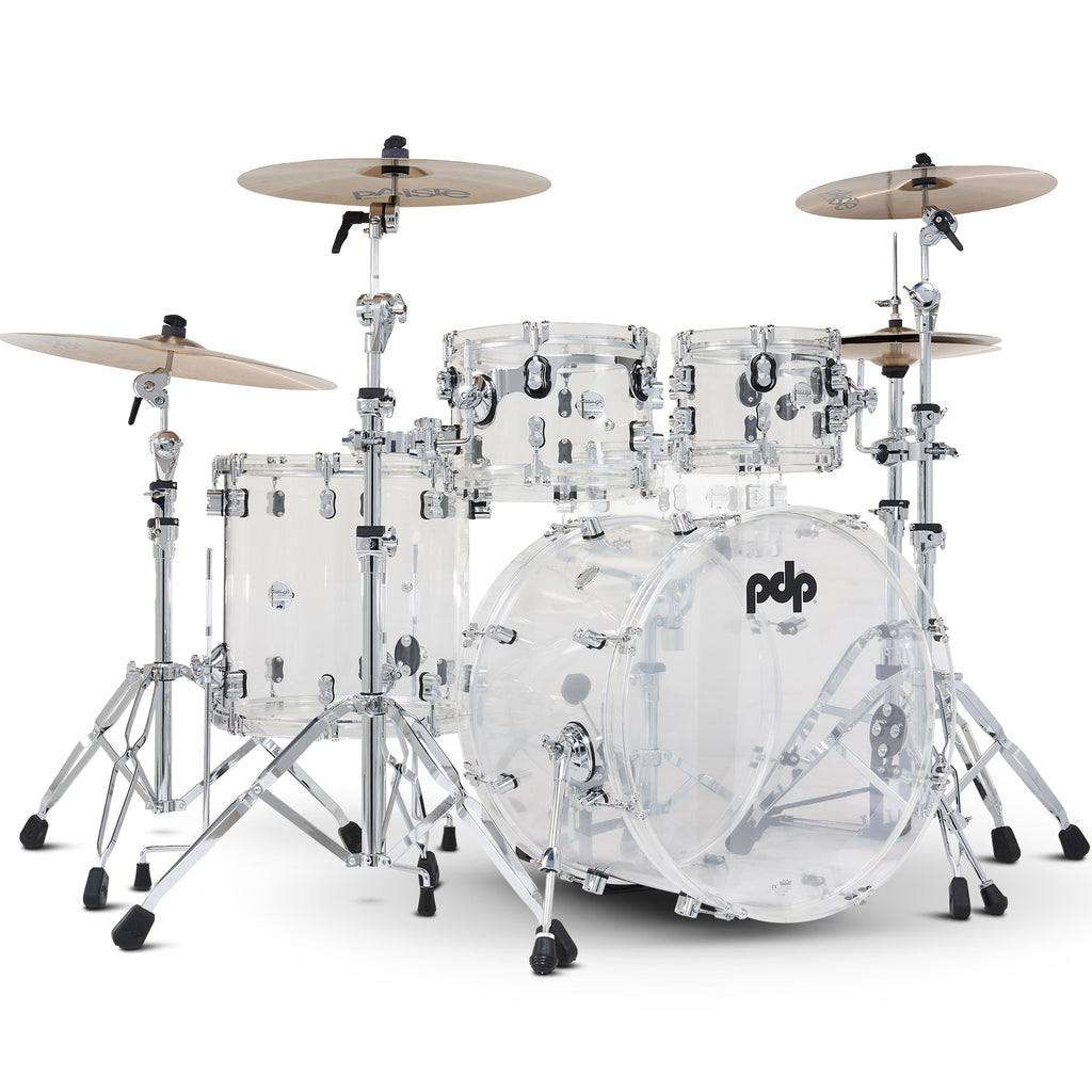 Pacific Drums & Percussion Concept Acrylic 4-Piece Shell Kit - MusicMarket