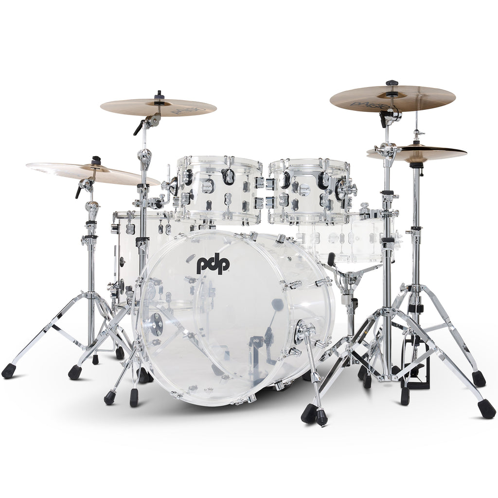 Pacific Drums & Percussion Concept Acrylic 4-Piece Shell Kit - View 2 | MusicMarket